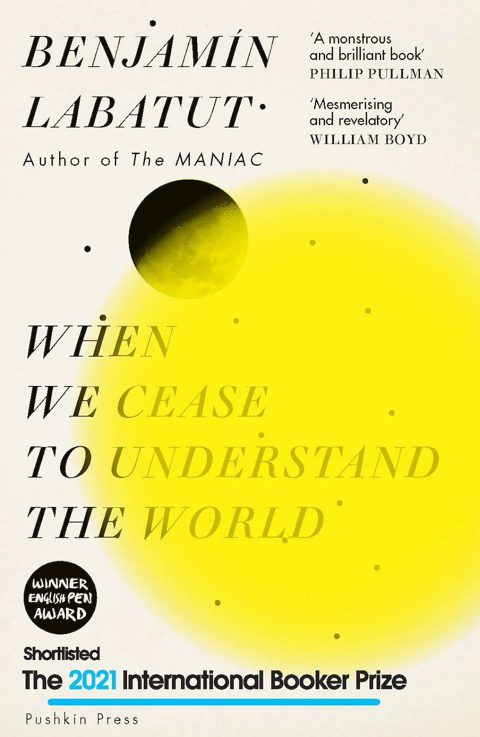When We Cease to Understand the World by Benjamin Labatut finished on 2024 Apr 07